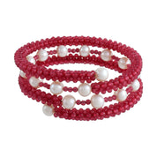 Natural Red Red Quartz Chain Fine Gemstone Bracelet 