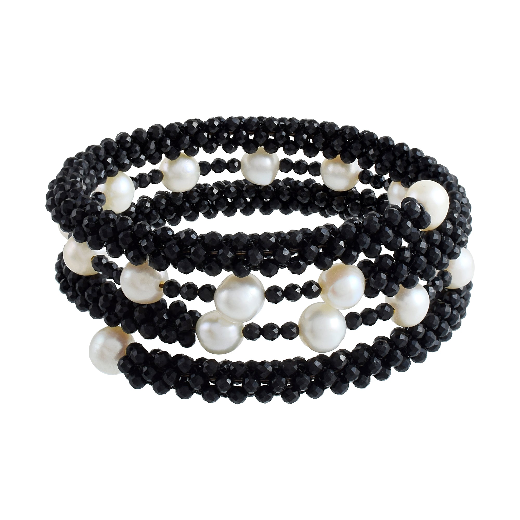 Natural Black Spinel Chain Fine Gemstone Bracelet 