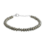 Pyrite Gemstone Bracelet – Empower Your Style and Spirit {B13819} 