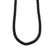 Natural Black Spinel Beaded Fine Gemstone Necklace 