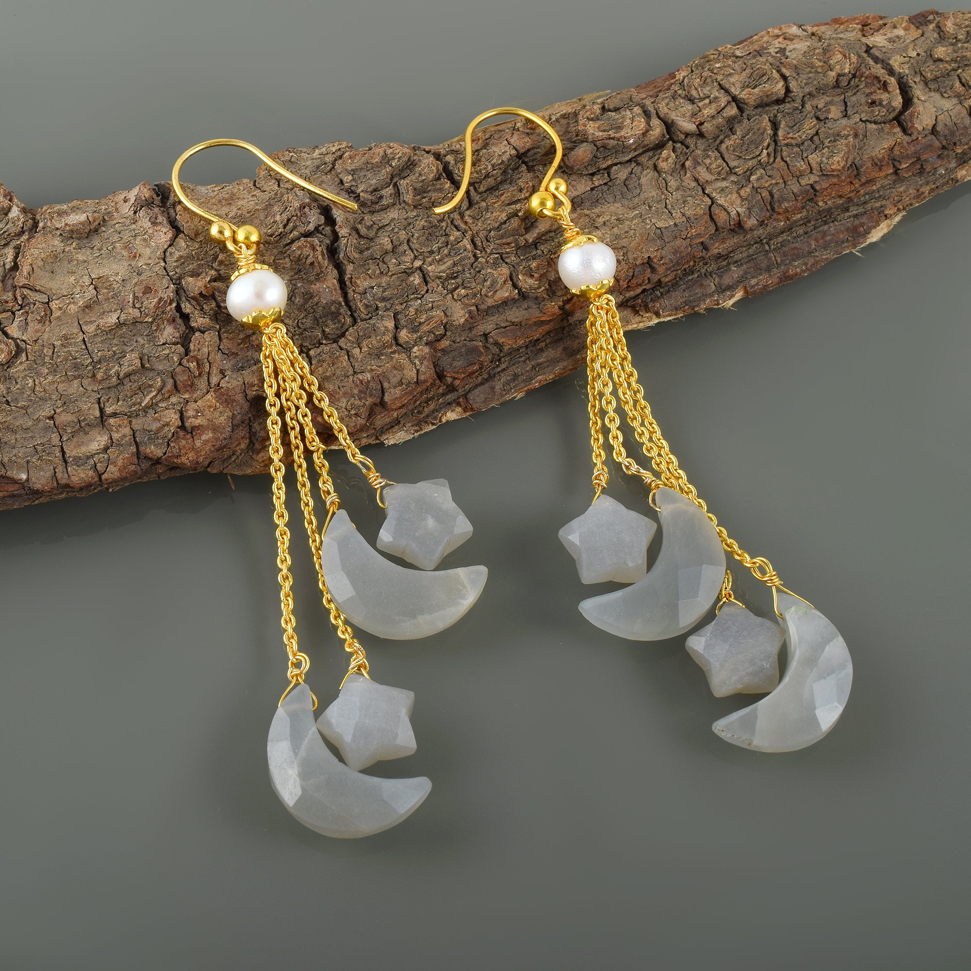 Dangle Fine Gemstone Earrings 