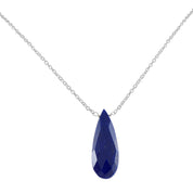 Natural Blue Lapis Lazuli Beaded Fine Gemstone Necklace 