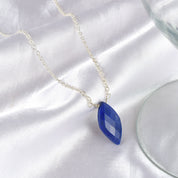 Natural Blue Lapis Lazuli Beaded Fine Gemstone Necklace 