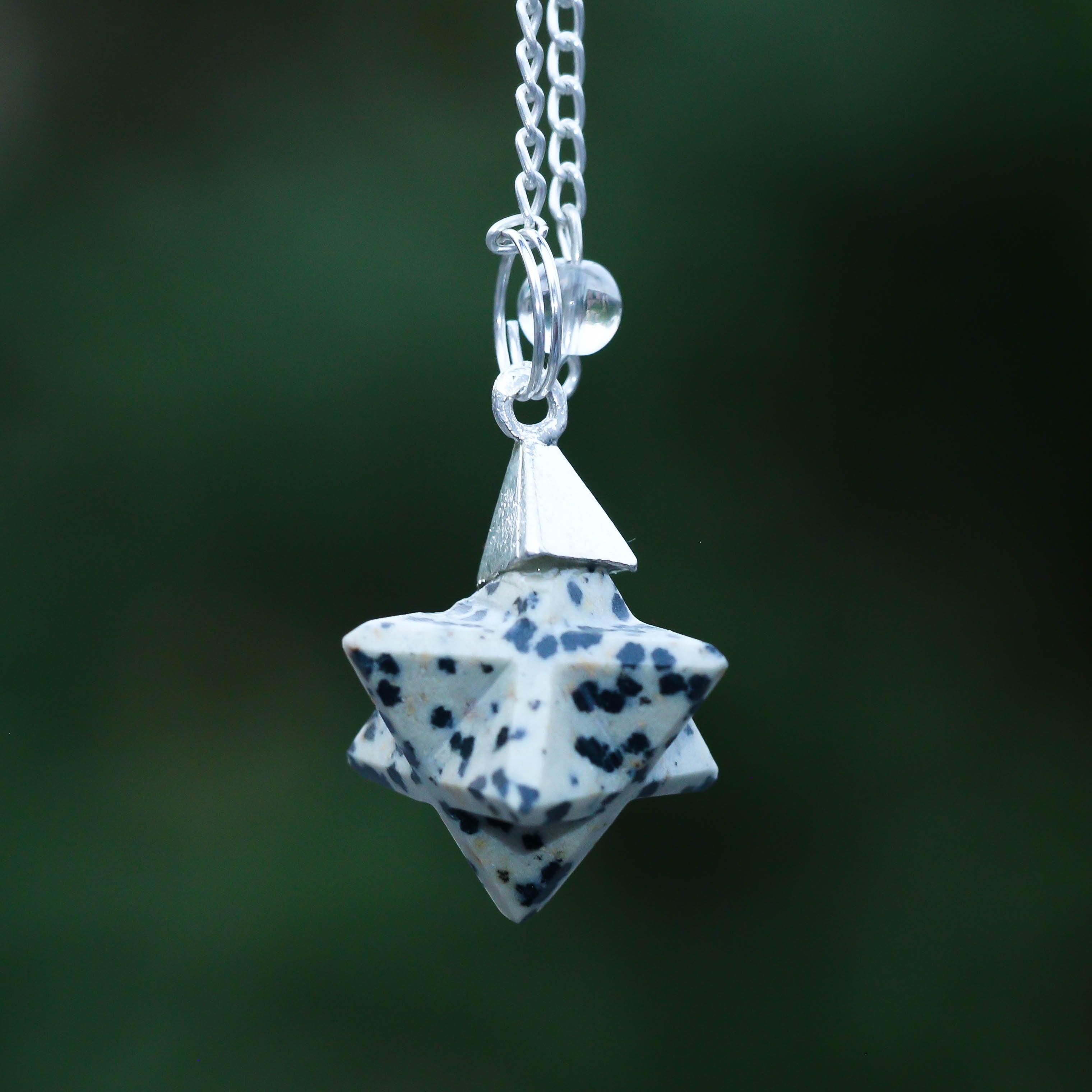 Natural Blood Stone Merkaba Shape Pendant | 925 Sterling Silver Fine Jewelry | Customize Jewelry | Healing Power Root Chakra