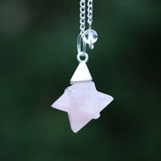 Natural Blood Stone Merkaba Shape Pendant | 925 Sterling Silver Fine Jewelry | Customize Jewelry | Healing Power Root Chakra