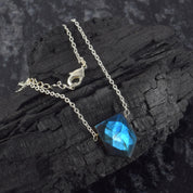 Natural Blue Labradorite Beaded Fine Gemstone Necklace 