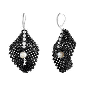 Natural Black Spinel Drop/Dangle Fine Gemstone Earrings | 