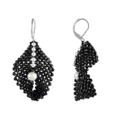 Natural Black Spinel Drop/Dangle Fine Gemstone Earrings | 