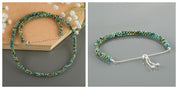 Handmade Sterling Silver Beaded Jewelry, Healing Power Bracelet & Necklace Set, Birthstone Gift 